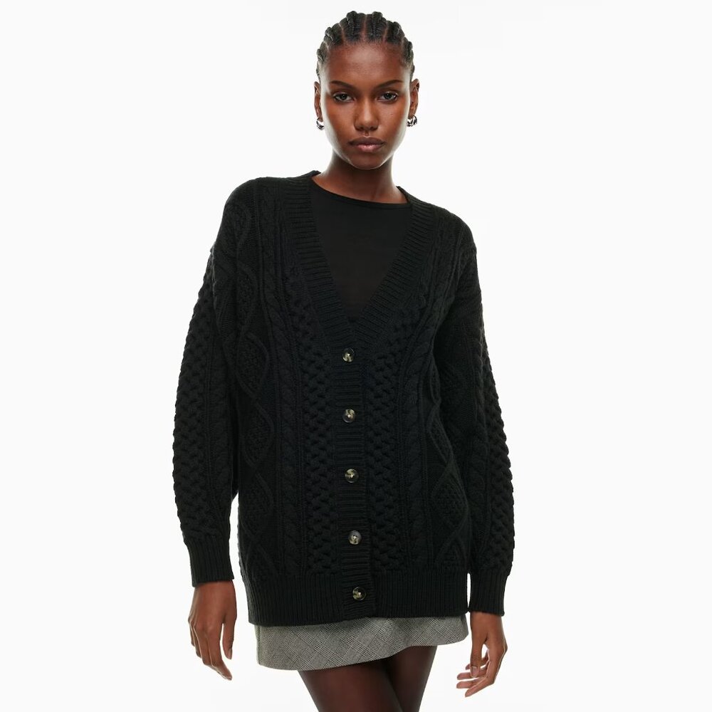 Aritzia Wilfred Instead Relaxed Merino Wool Cardigan - Size S